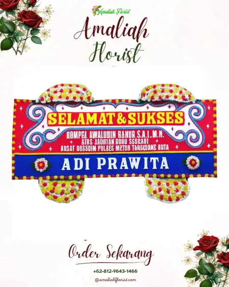 Papan Bunga Ucapan Selamat Manis Jaya